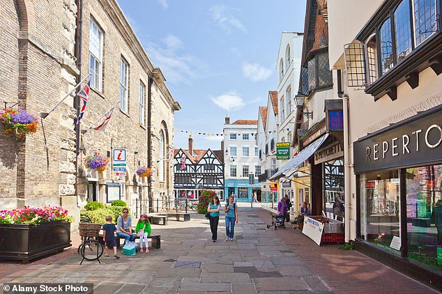 Salisbury, in Wiltshire, has tudor architecture and a wealth of independent shops and cafes