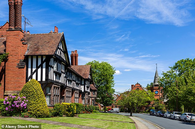The red-brick homes in the Wirral are competitively priced compared to London