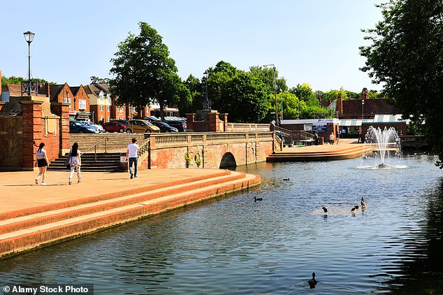 The River Hiz runs through Hitchin and gives the town a nature feel