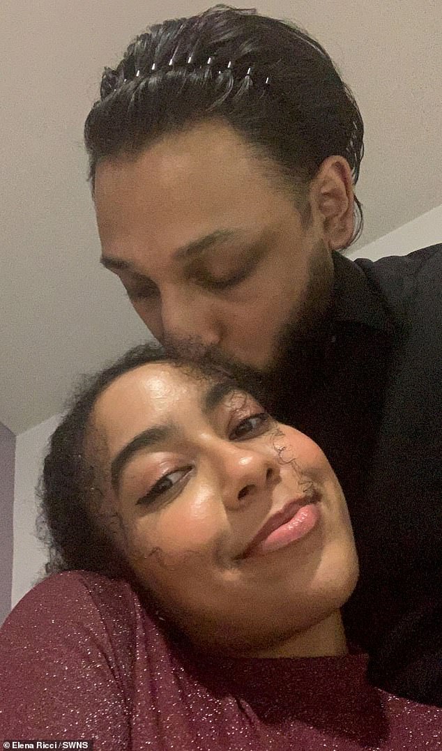 Elena Ricci and her partner of six years, Chirag - who left her a 'yes list' with 101 things to do to help her learn to live again (pictured together)