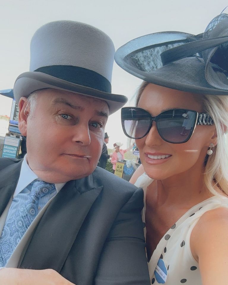 Eamonn Holmes and Katie Alexander at the Royal Ascot.