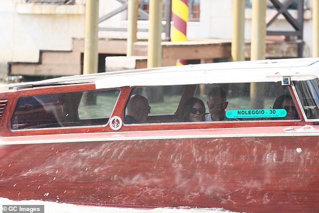 Jeff Bezos And Lauren Sanchez are sighted ahead of their wedding on June 25, 2025 in Venice, Italy