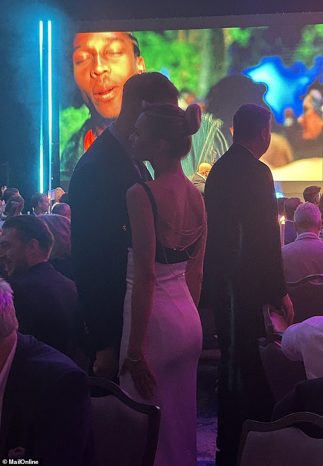 A fellow guest at the ceremony told MailOnline: 'Dan and Nadiya's close friendship was clear to see at the TRIC Awards' as the pair were snapped chatting