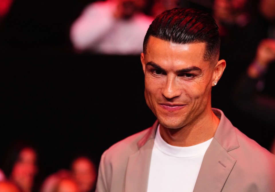 Cristiano Ronaldo at a UFC Fight Night event.