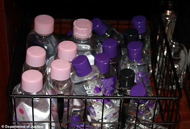 Dozens of bottles of baby oil and Astroglide lubricant were found when Diddy's Miami home was raided