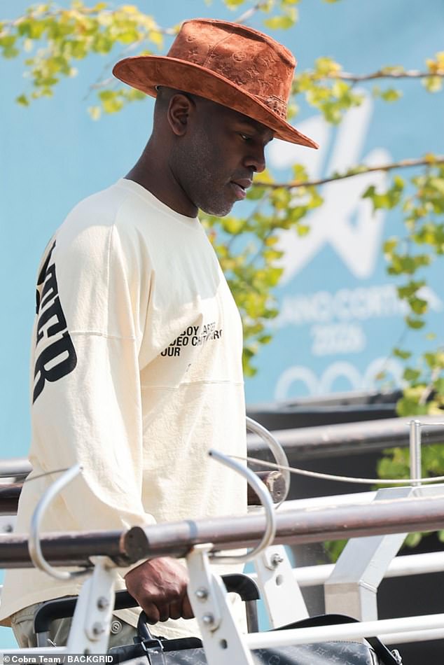 The four-day extravaganza will be attended by some 200 A-Listers, including Corey Gamble (pictured), Kris Jenner's long-term partner