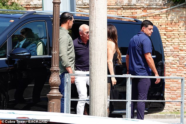 Billionaire Amazon founder Jeff Bezos and Lauren Sanchez arrive in Venice ahead their anticipated wedding