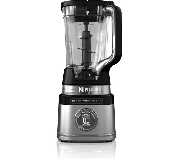 Ninja blender with digital display.