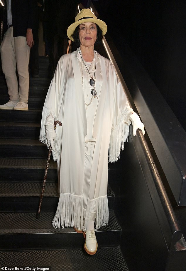 Other notable guests included Mick Jagger's glamorous ex-wife, activist Bianca Jagger