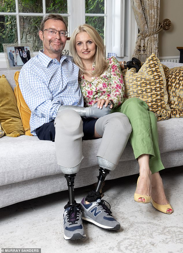 Former MP Craig Mackinlay pictured with his wife Kati at their home