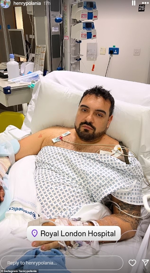Henry De Los Rios Polania suffered deep injuries to his arm while protecting his family after Monzo burst into their home
