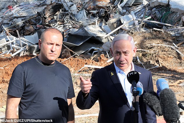 Netanyahu (pictured right) is the first Israeli prime minister will take the stand as a criminal defendant, over charges of accepting tens of thousands of dollars' worth of cigars and champagne from a billionaire Hollywood producer in exchange for assisting him with personal and business interests