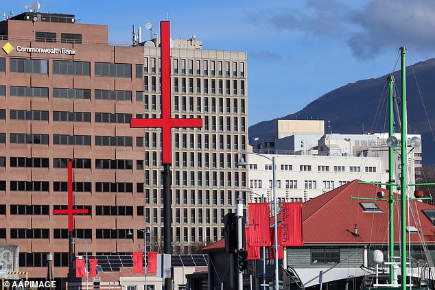 Christians were also outraged when Dark Mofo placed inverted crosses around Hobart in 2018