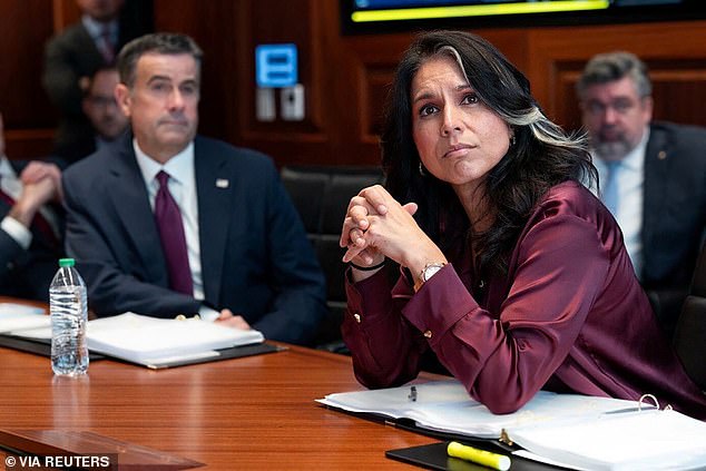 A person familiar with Gabbard's schedule told the Associated Press said she was originally going to attend but no longer