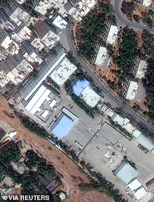 Iranian facility before the U.S. strikes