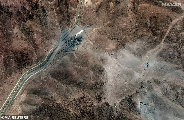 A satellite image shows new airstrike craters on the perimeter of the Fordow Fuel Enrichment Facility, amid the Iran-Israel conflict