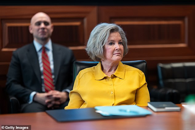 White House Chief of Staff Susie Wiles sits in the Situation Room as they monitor the mission that took out three Iranian nuclear enrichment sites