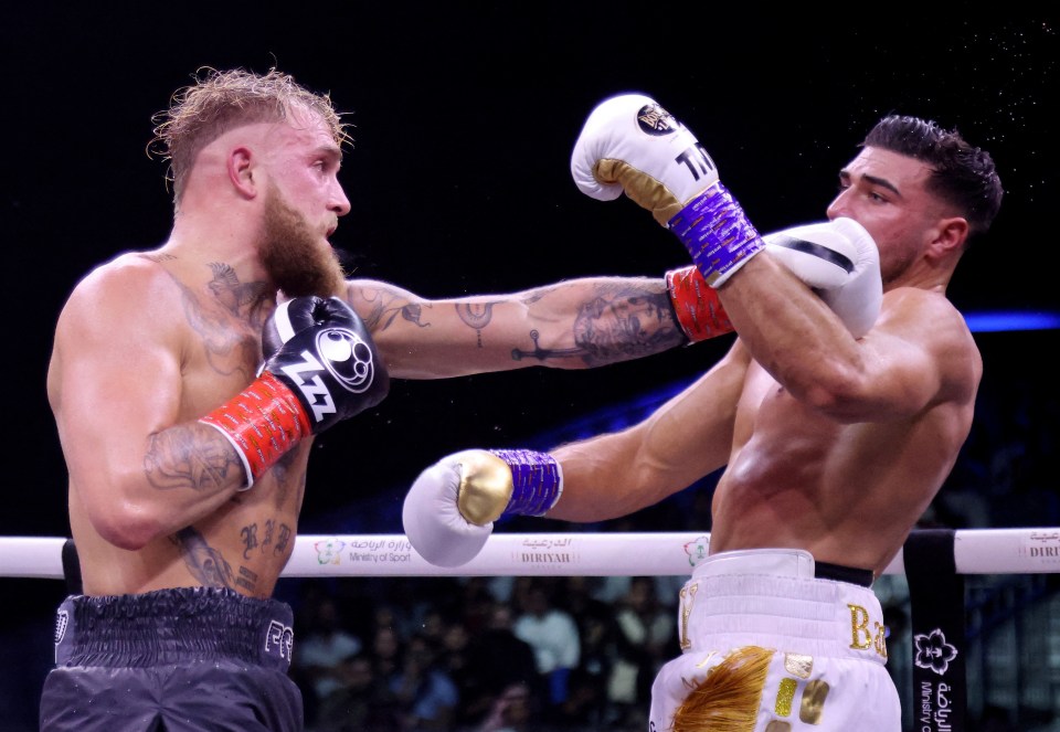 Jake Paul boxing Tommy Fury.