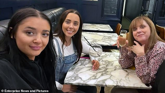 Louise (left), Hannah (centre) and Carol (right) were murdered in their home in Bushey, Hertfordshire, last July
