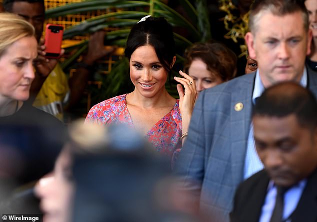 The Duchess was due to make a 20-minute visit to the market in Suva, the Fijian capital, to see the work of Markets for Change - a project run by UN Women