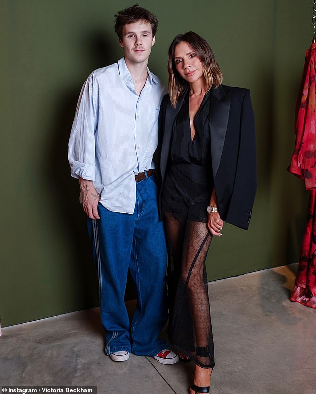 The designer hosted the party to celebrate Isabel Rutman's new collection in London, and was joined by Cruz (pictured) and his girlfriend Jackie