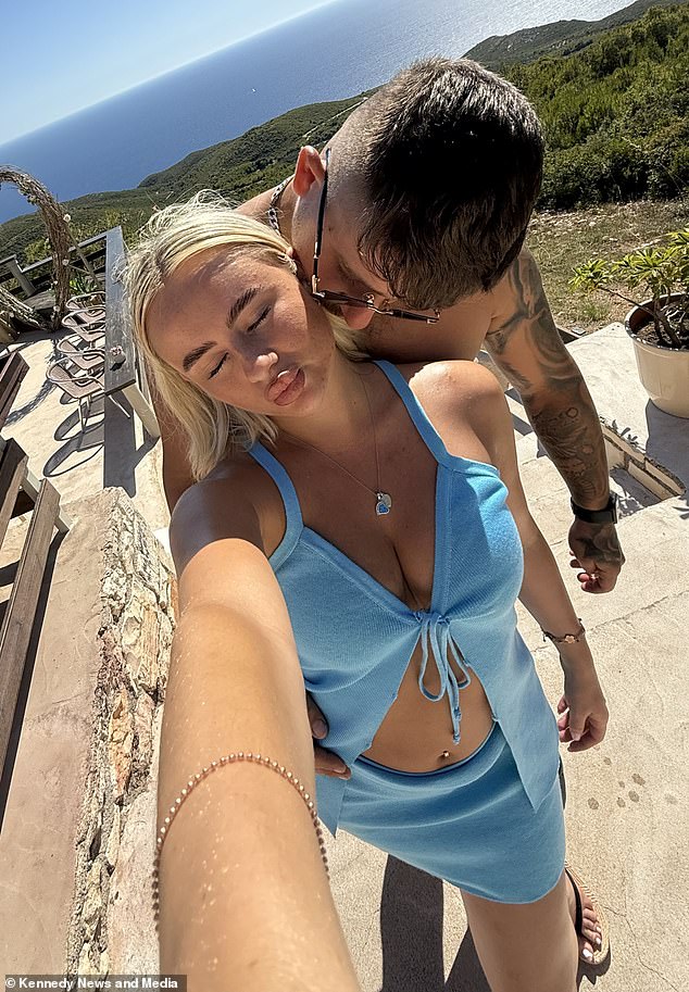 The 21-year-old said she thinks Greek men are 'different from English men' - and that Gabriel gave her a 'Mama Mia story'