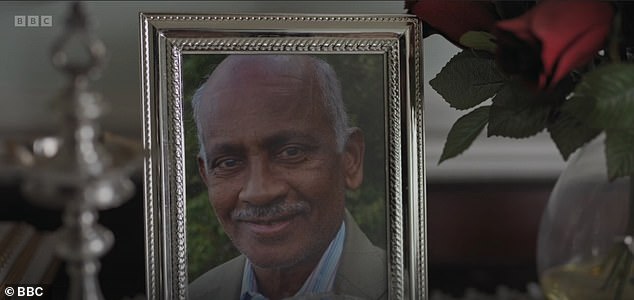 The hour-long documentary came after the British-Indian presenter lost his father (pictured) three years ago and struggled to come to terms with it