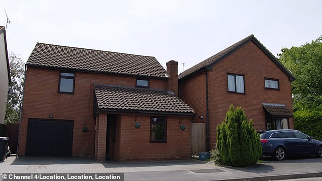 On the market for a guide price of between £425,000 and £440,000, the property was almost double the size of their current home