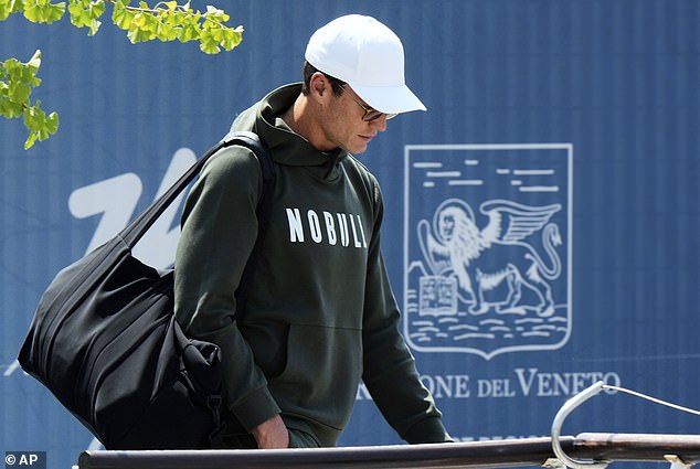 Tom Brady was also seen making a lowkey arrival into Venice on Thursday in time for the celebrations