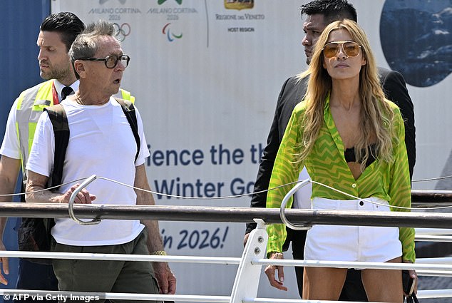 American film producer Brian Grazer and his wife Veronica Smiley were also seen arriving