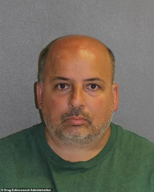 According to Volusia County Corrections, he had also previously been booked into prison on charges relating to the sale of oxycodone and trafficking the drug in 2017, he is seen in his 2017 mugshot