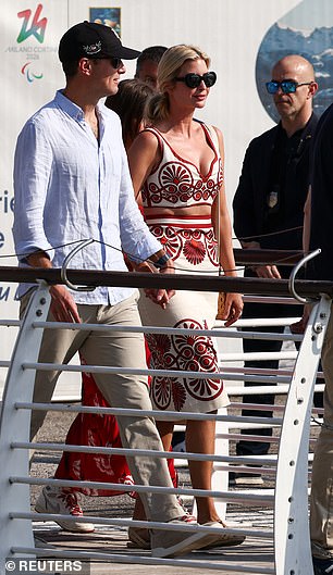 Not our favorite! When Ivanka Trump arrived to Venice on Tuesday, she put on a whopping $1,170 crop-top and skirt set from designer La DoubleJ. The outfit was complete with red embroidery, but the skirt seemed to hit her at an awkward length. She brought the look together with a pair of large, round black sunglasses