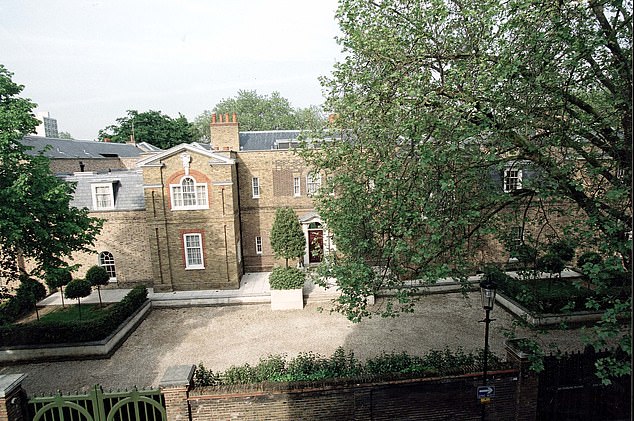 Pictured: The multi-million pound home of Mr Fredriksen in Chelsea, London