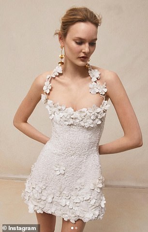 Ivanka's ornate dress bares a striking resemblance to an all white version of the frock