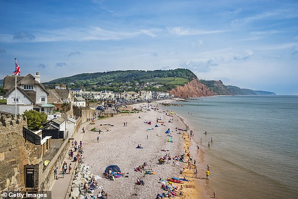 Victorian favourite Sidmouth remains popular with beach goers heading to Devon