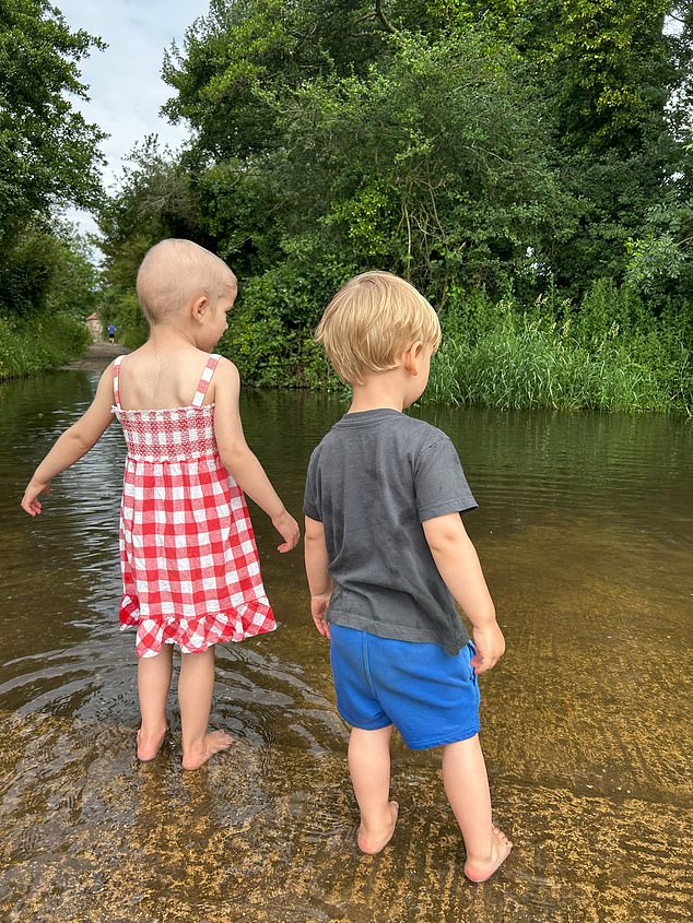 While the transplant seemed equal to the medical processes Vida had gone through, it still meant putting Gabriel through things he didn't enjoy. Today both children are thriving and have a strong bond