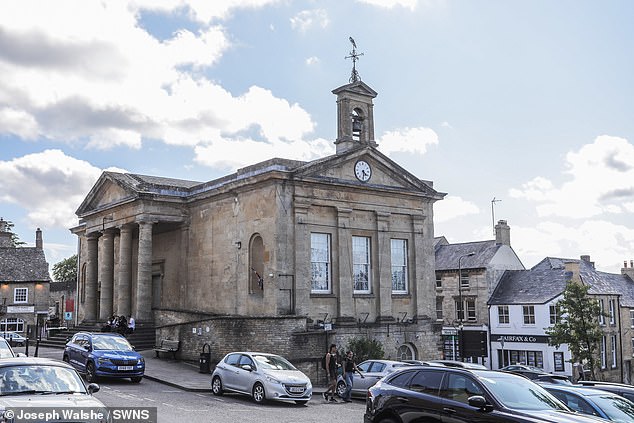 Some tourists visiting the town bemoaned the lack of amenities and things for people to do. Pictured: Chipping Norton town hall