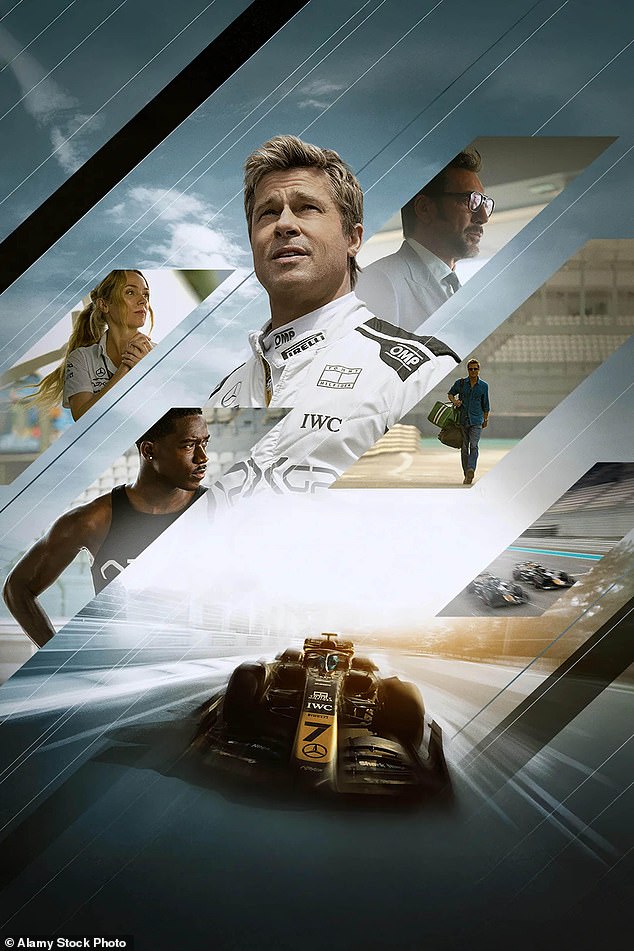 Pitt stars alongside Javier Bardem as his old buddy Ruben, Damon Idris as rookie English driver Joshua Pearce and Kerry Condon as the team's comely Irish technical director, Kate