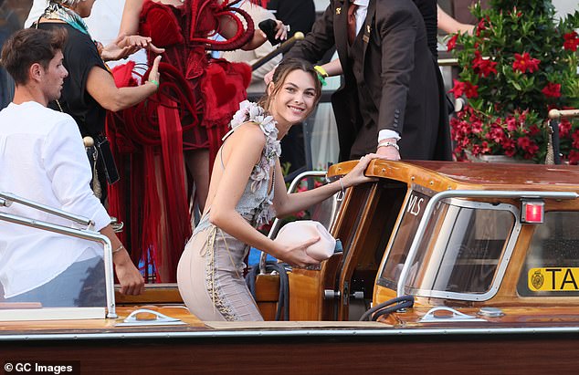 Leonardo DiCaprio's model girlfriend Vittoria Ceretti, 27, was his plus one for the wedding