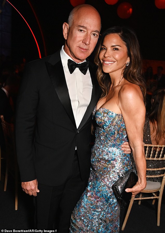Bezos and Sanchez's $20 million ceremony will take place on Friday - although it was revealed on Thursday that the couple are already legally married; seen in May in France