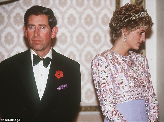 Charles and Diana (pictured on a visit to South Korea in 1992) finalised their divorce in 1996