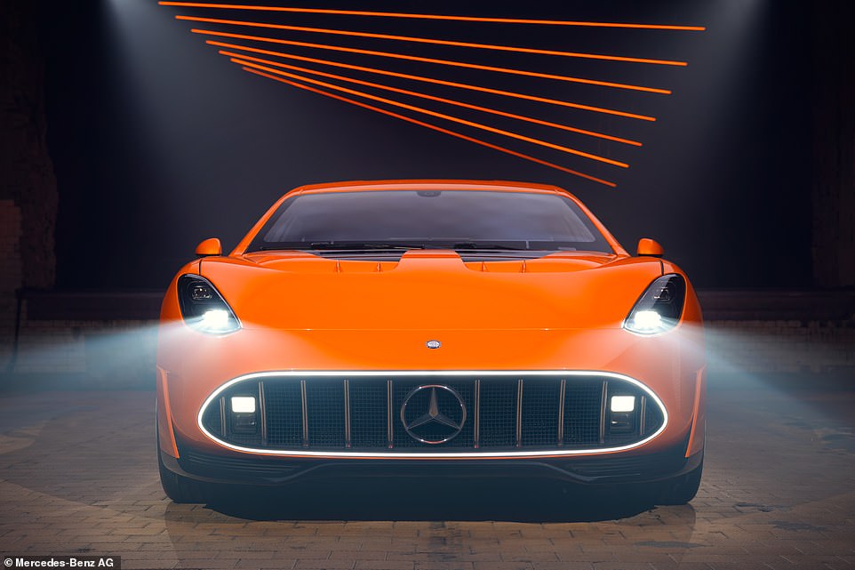The AMG-developed concept is already a fully drivable vehicle - and one that boasts over 1,300bhp from a cutting-edge electric powertrain and e-motors, a radical design including a police-inspired light display, and a cockpit that could have been lifted from a prototype racing car