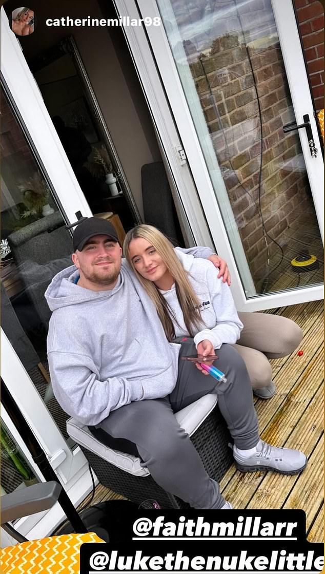The darts star went public with his 'friendship' with beautician Faith Millar earlier this year