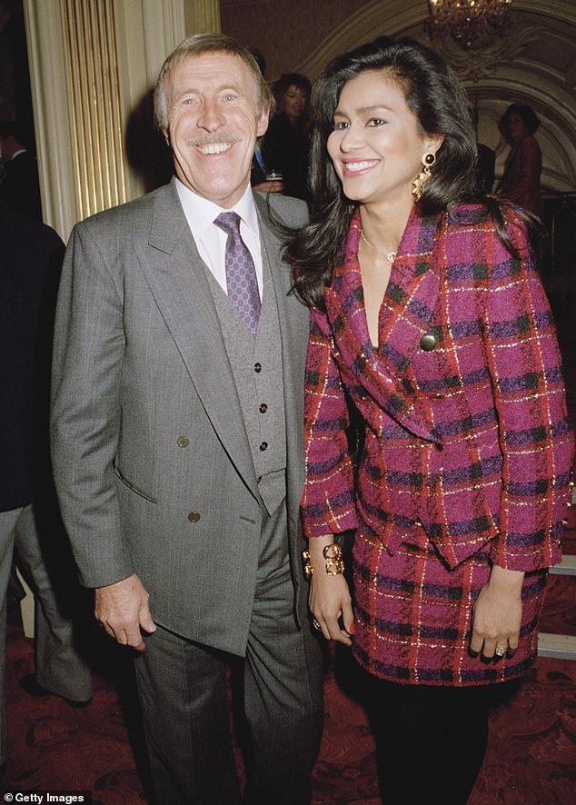 Wilnelia and Bruce lived together in Surrey after she was first introduced to him at the 1980 Miss World competition gala in London (pictured 1990)