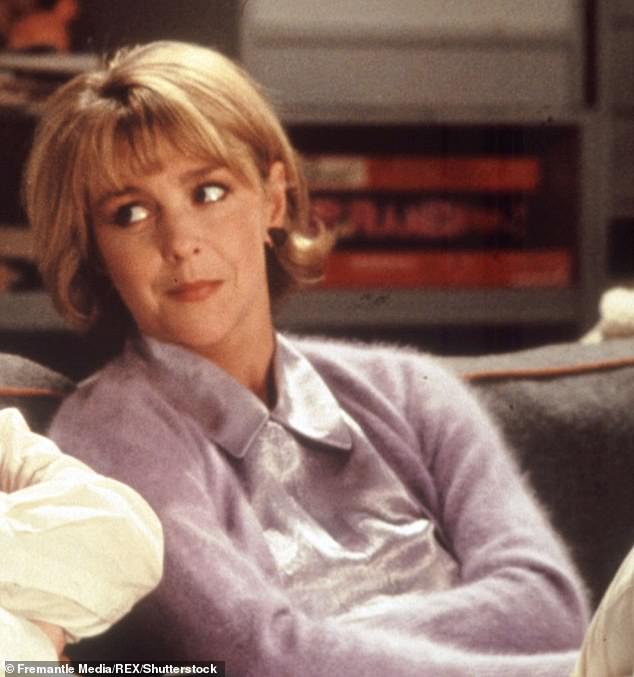 Leslie is pictured in her Nineties sitcom Men Behaving Badly