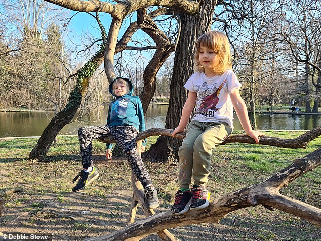 Romanians are always warm and welcoming to British expats like Debbie and her children, she says