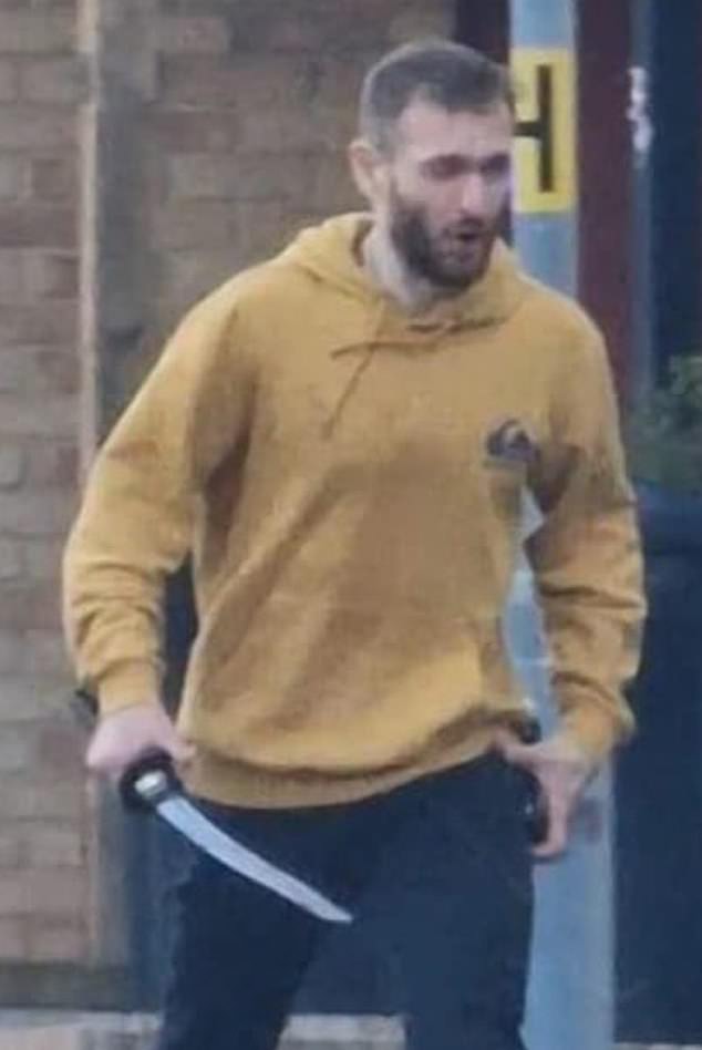 Marcus Aurelio Arduini Monzo was arrested after a 20-minute rampage in Hainault
