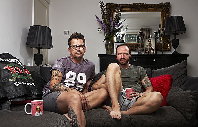 Fellow hairdressers Stephen and Chris (pictured) originally appeared on Gogglebox together, when the programme first began in 2013