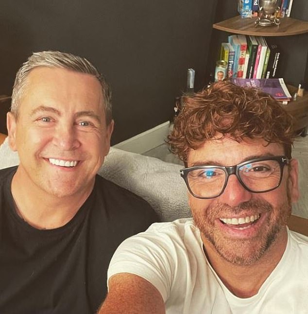 Stephen (left), 53, wrote: 'After careful consideration, Daniel [right] and I have decided we will not be returning for the new series of Gogglebox'