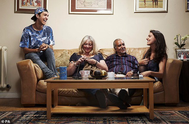 After he did not win the seat, the family (pictured) returned to the programme